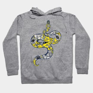 Floral Snake Hoodie